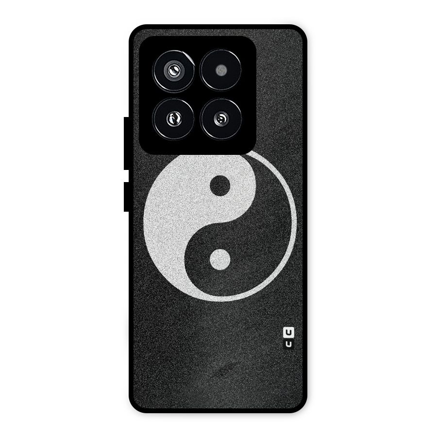 Peace Disorted Metal Back Case for Xiaomi 14 Pro