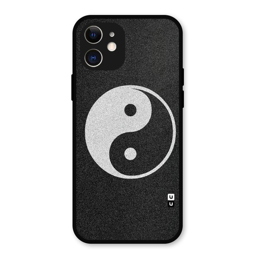 Peace Disorted Metal Back Case for iPhone 12