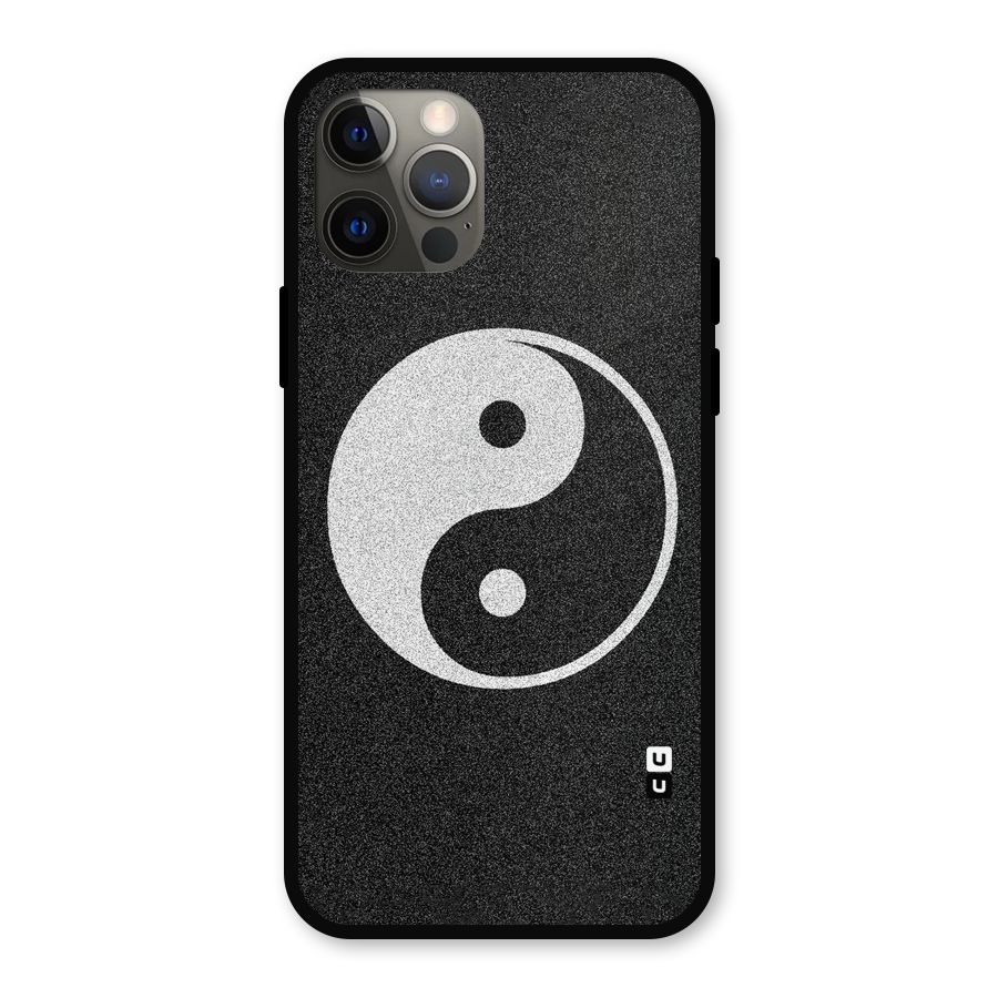 Peace Disorted Metal Back Case for iPhone 12 Pro