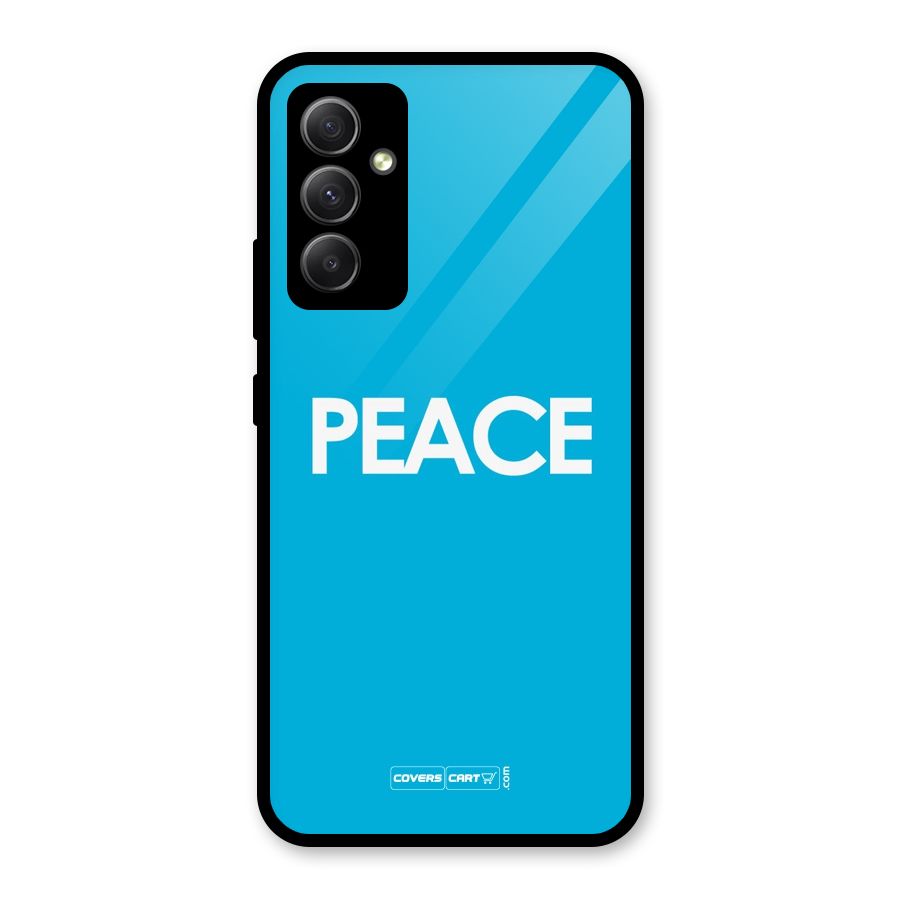 Peace Glass Back Case for Galaxy A34