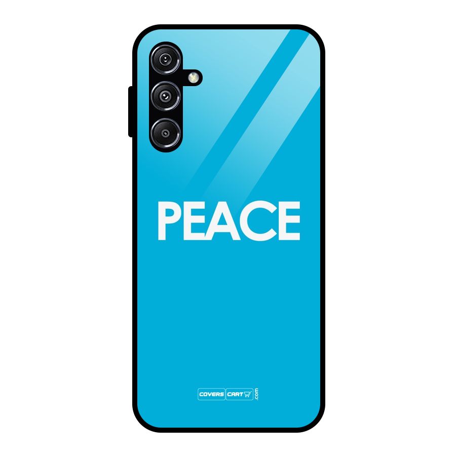 Peace Glass Back Case for Galaxy M34 5G