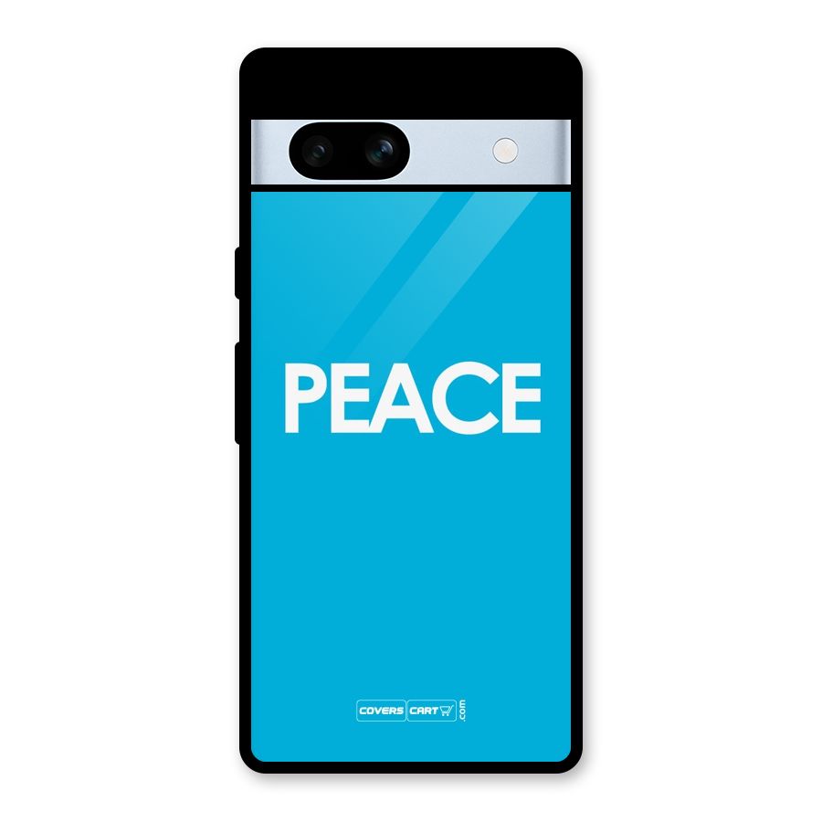 Peace Glass Back Case for Google Pixel 7a