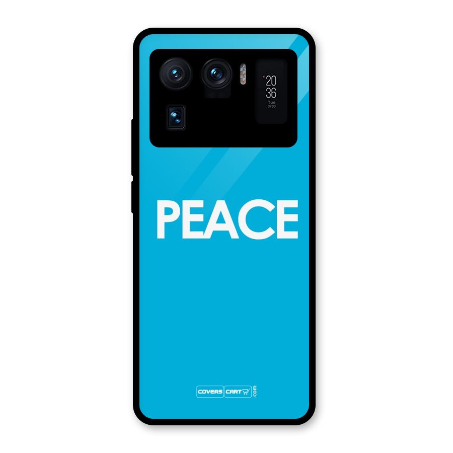 Peace Glass Back Case for Mi 11 Ultra