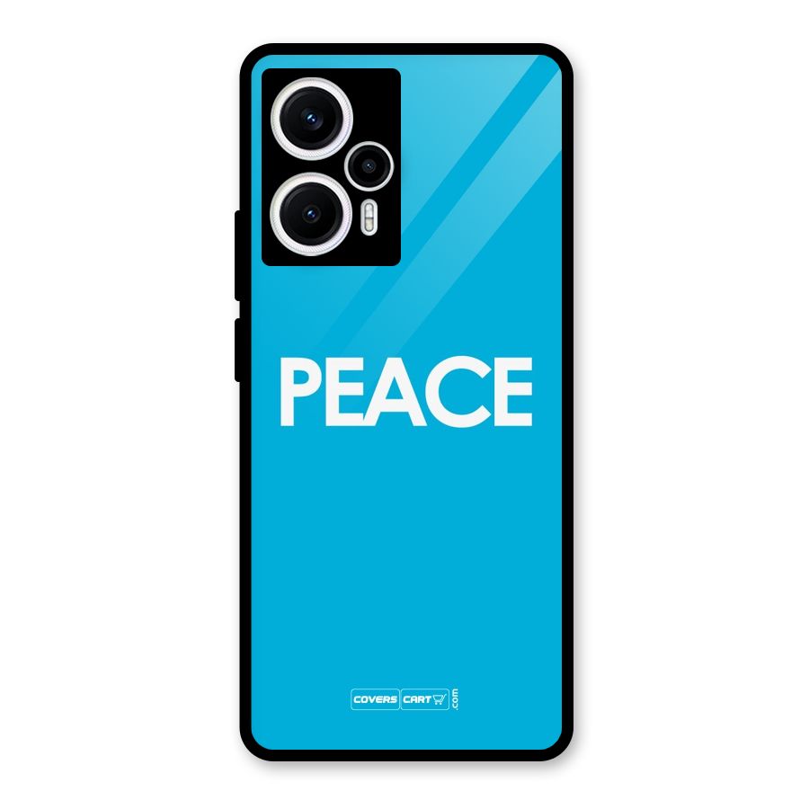 Peace Glass Back Case for Poco F5