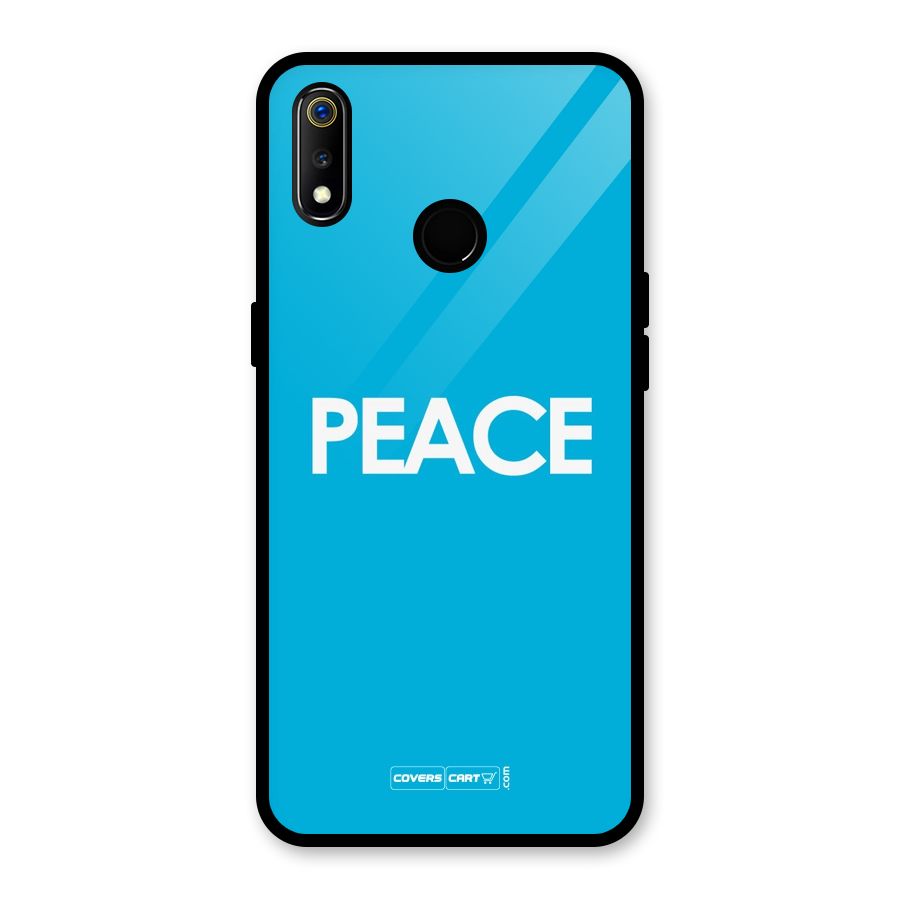 Peace Glass Back Case for Realme 3