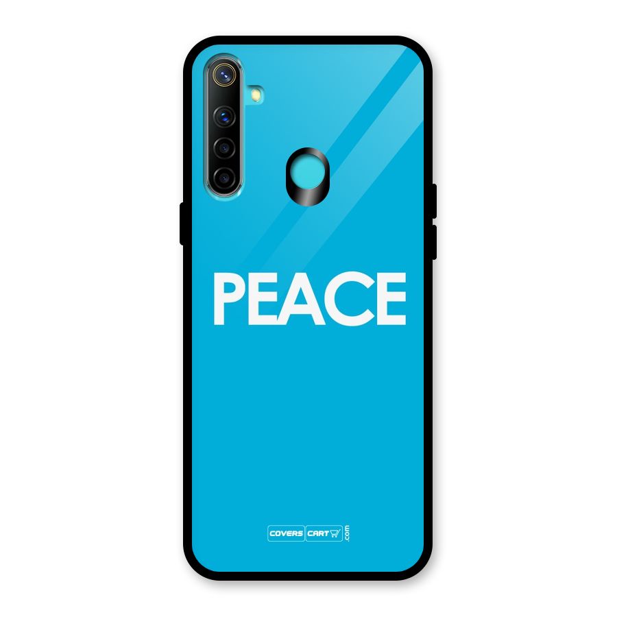 Peace Glass Back Case for Realme 5i