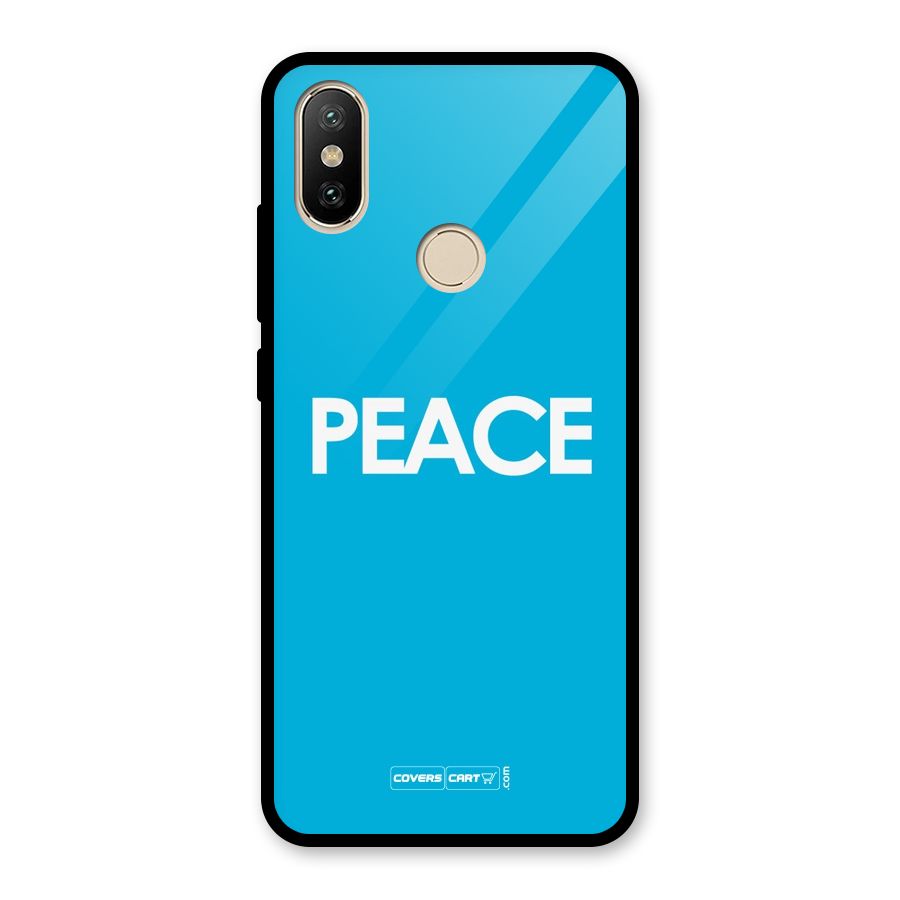 Peace Glass Back Case for Redmi A2
