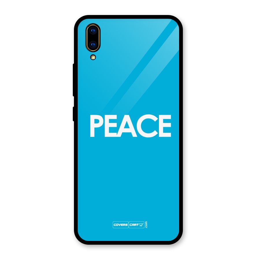 Peace Glass Back Case for Vivo V11 Pro