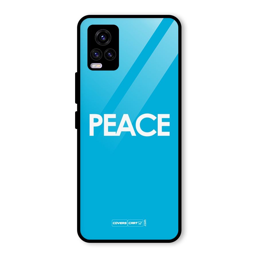 Peace Glass Back Case for Vivo V20 2021