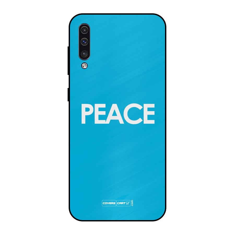 Peace Metal Back Case for Galaxy A30s