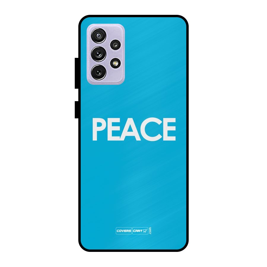 Peace Metal Back Case for Galaxy A72
