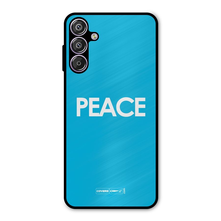 Peace Metal Back Case for Galaxy F15