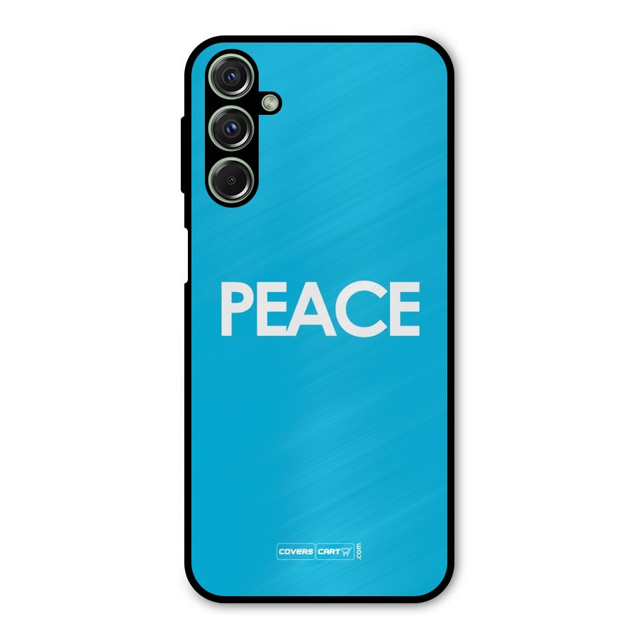 Peace Metal Back Case for Galaxy F34