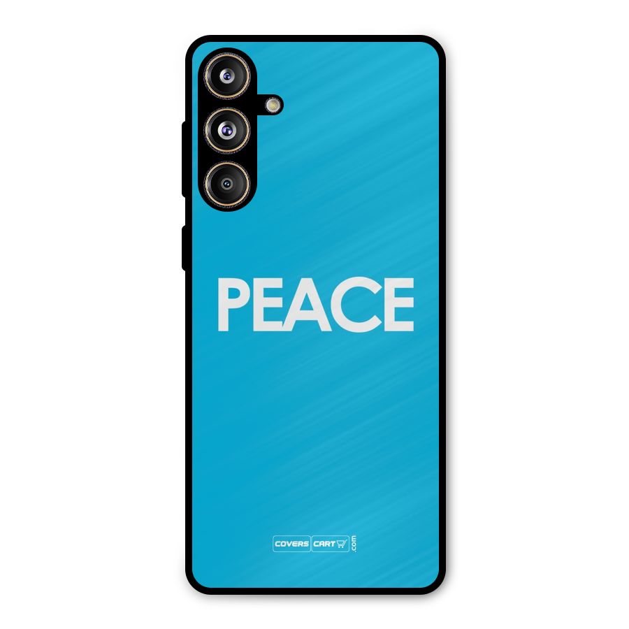 Peace Metal Back Case for Galaxy F55