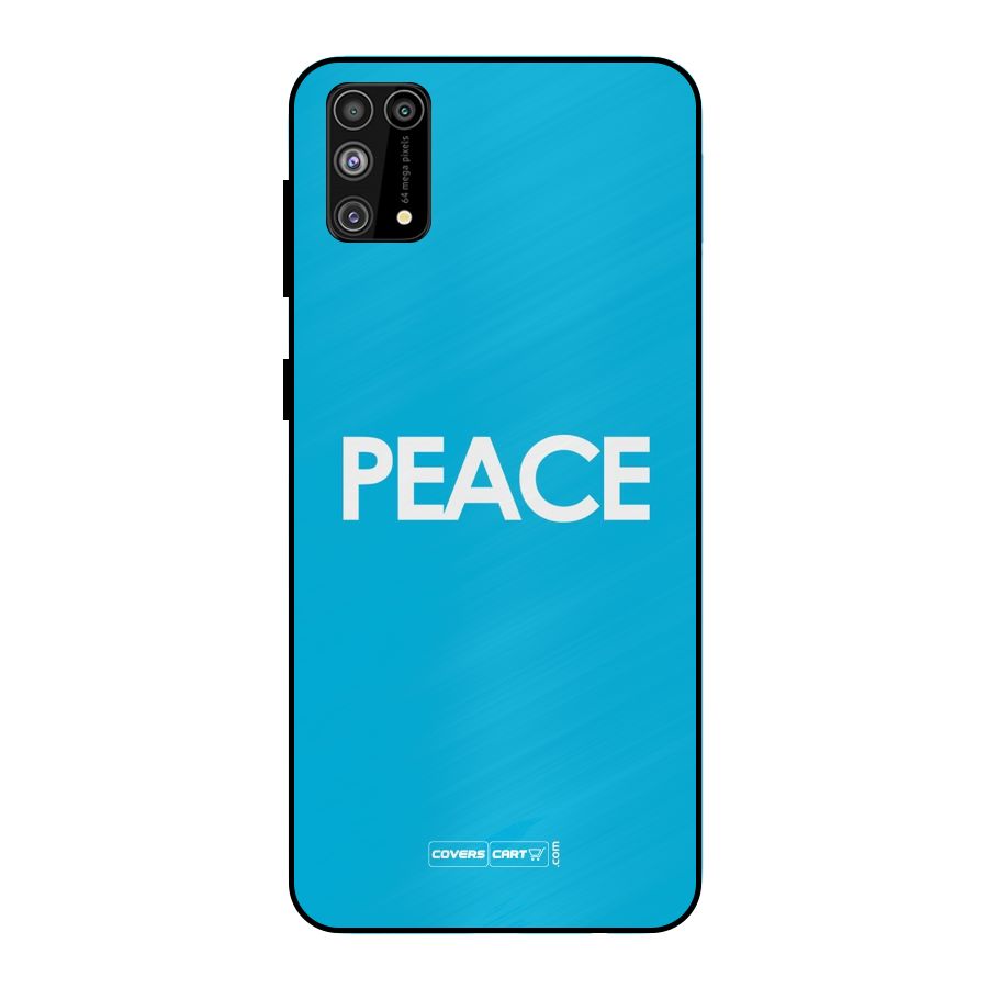 Peace Metal Back Case for Galaxy M31