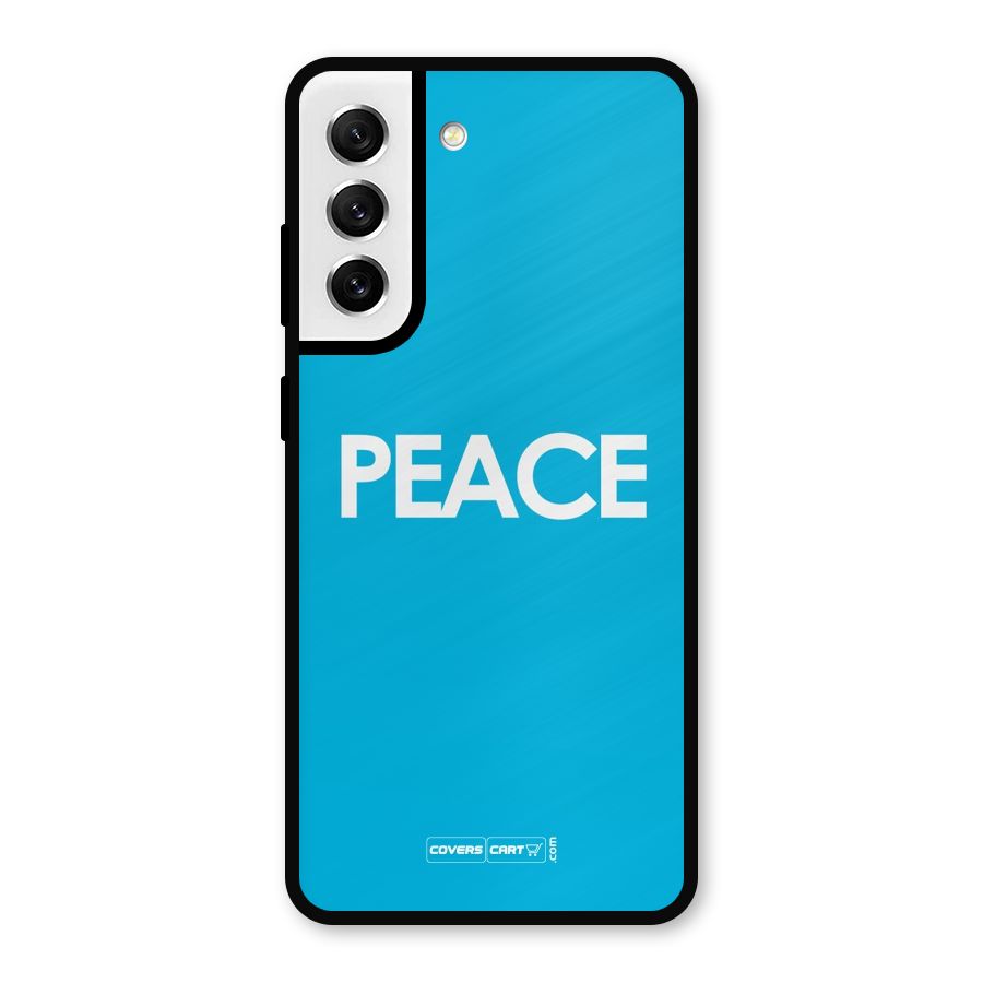Peace Metal Back Case for Galaxy S21 FE 5G