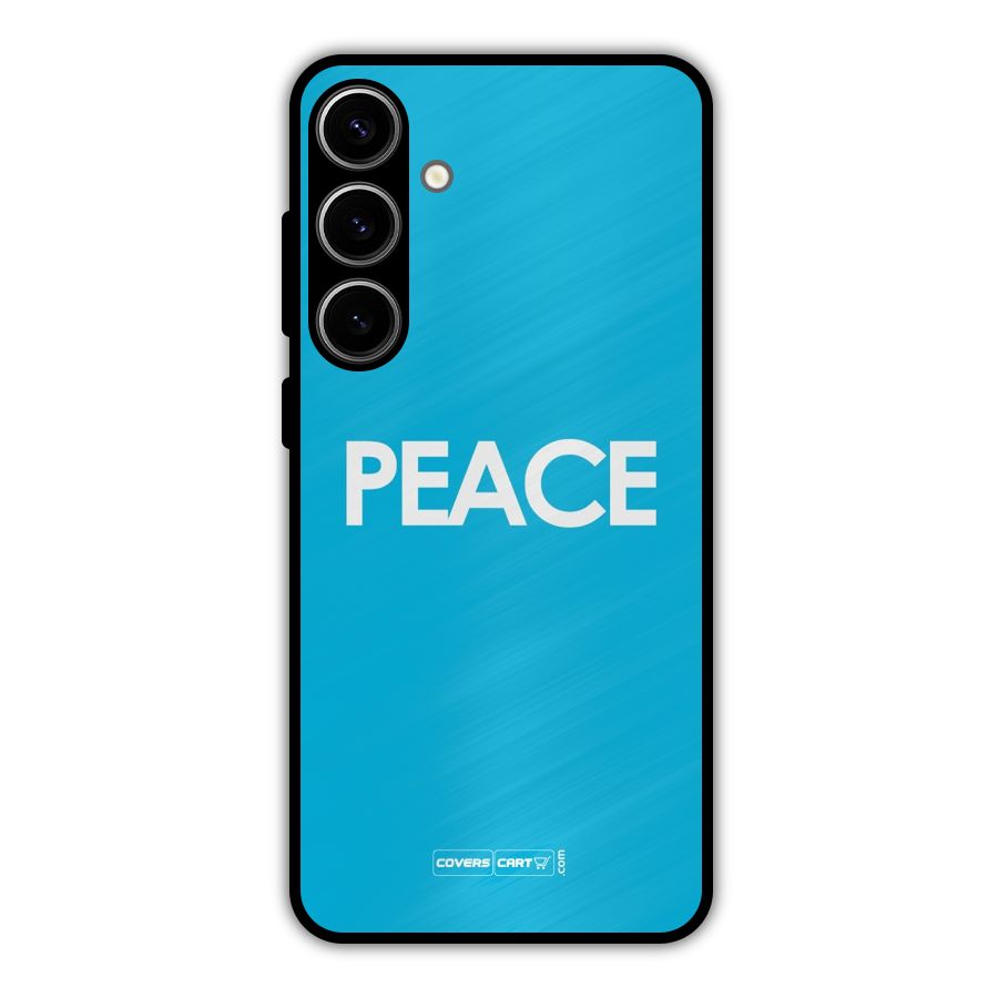 Peace Metal Back Case for Galaxy S24 Plus