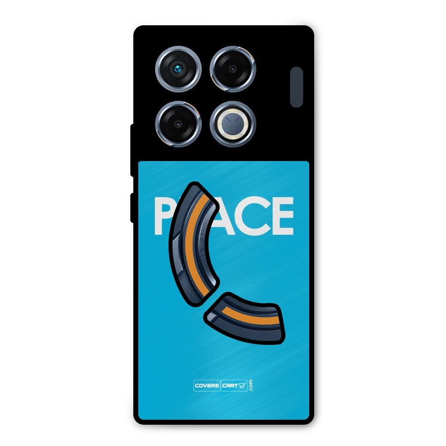 Peace Metal Back Case for Infinix GT 20 Pro