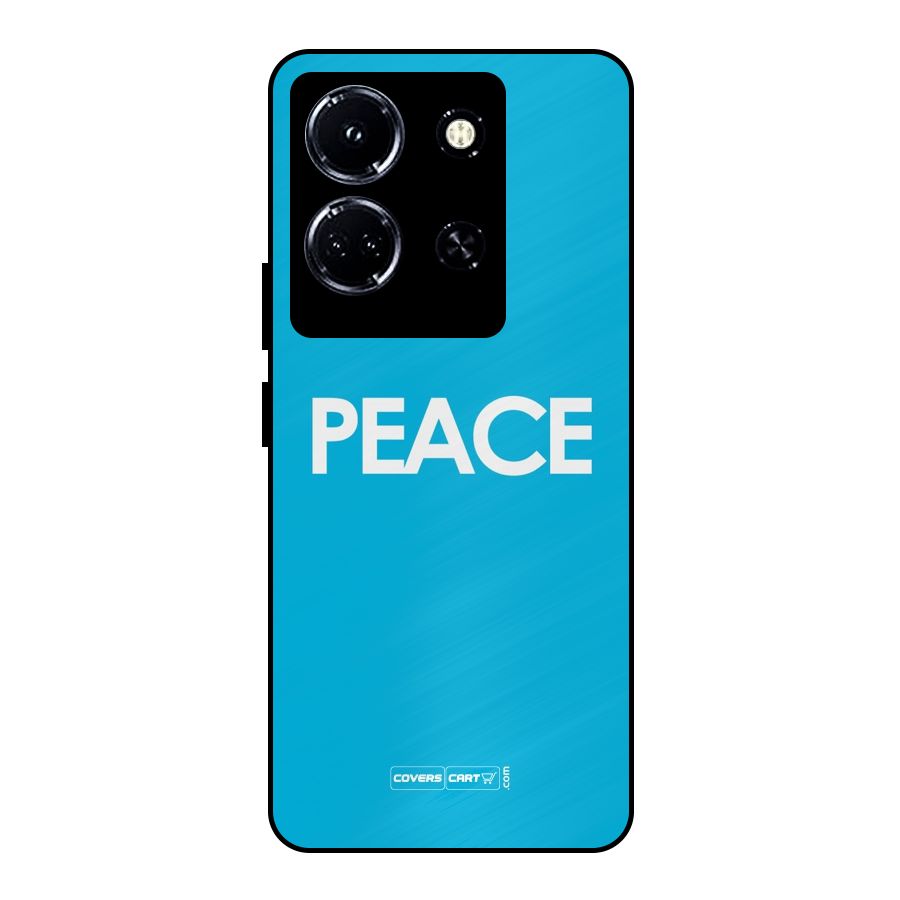 Peace Metal Back Case for Infinix Note 30 5G
