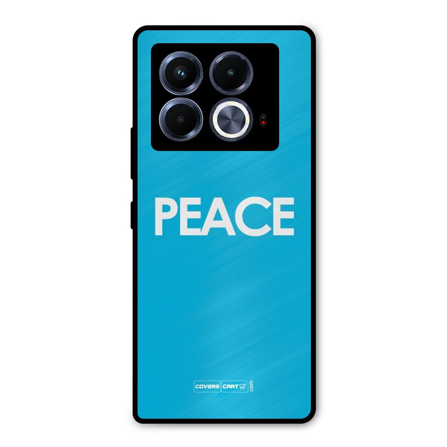 Peace Metal Back Case for Infinix Note 40 5G