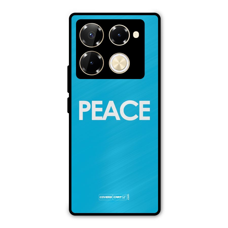 Peace Metal Back Case for Infinix Note 40 Pro