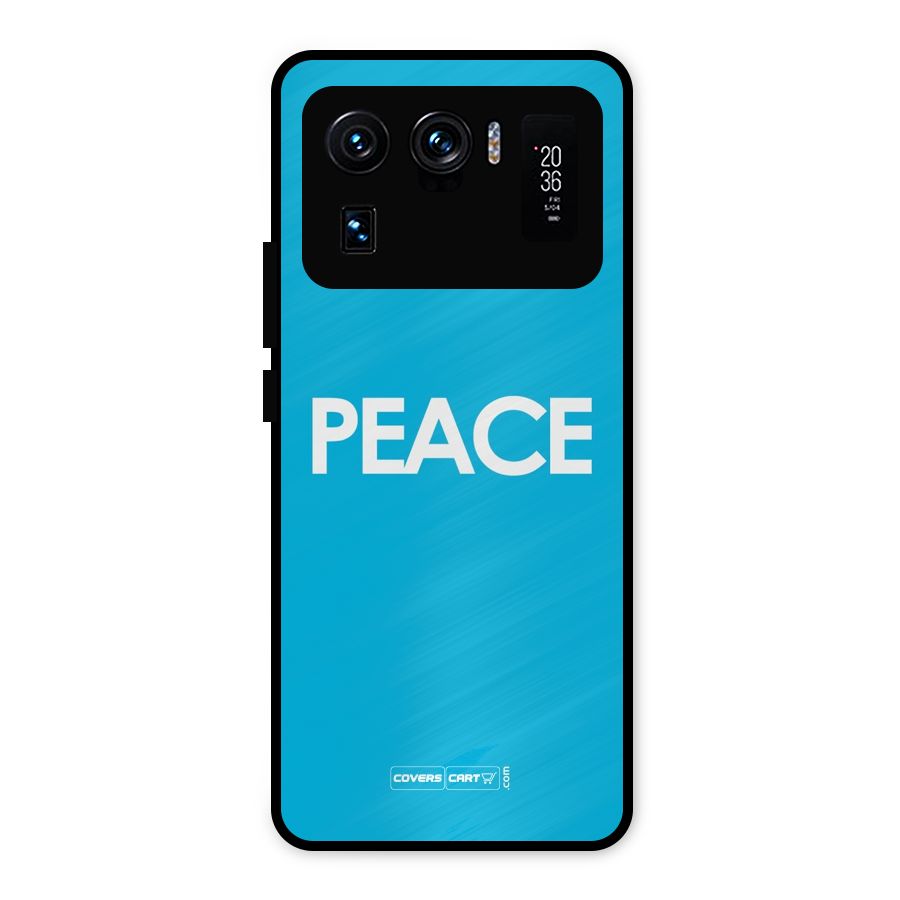 Peace Metal Back Case for Mi 11 Ultra