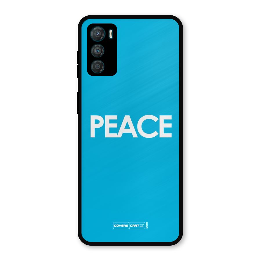 Peace Metal Back Case for Moto G42