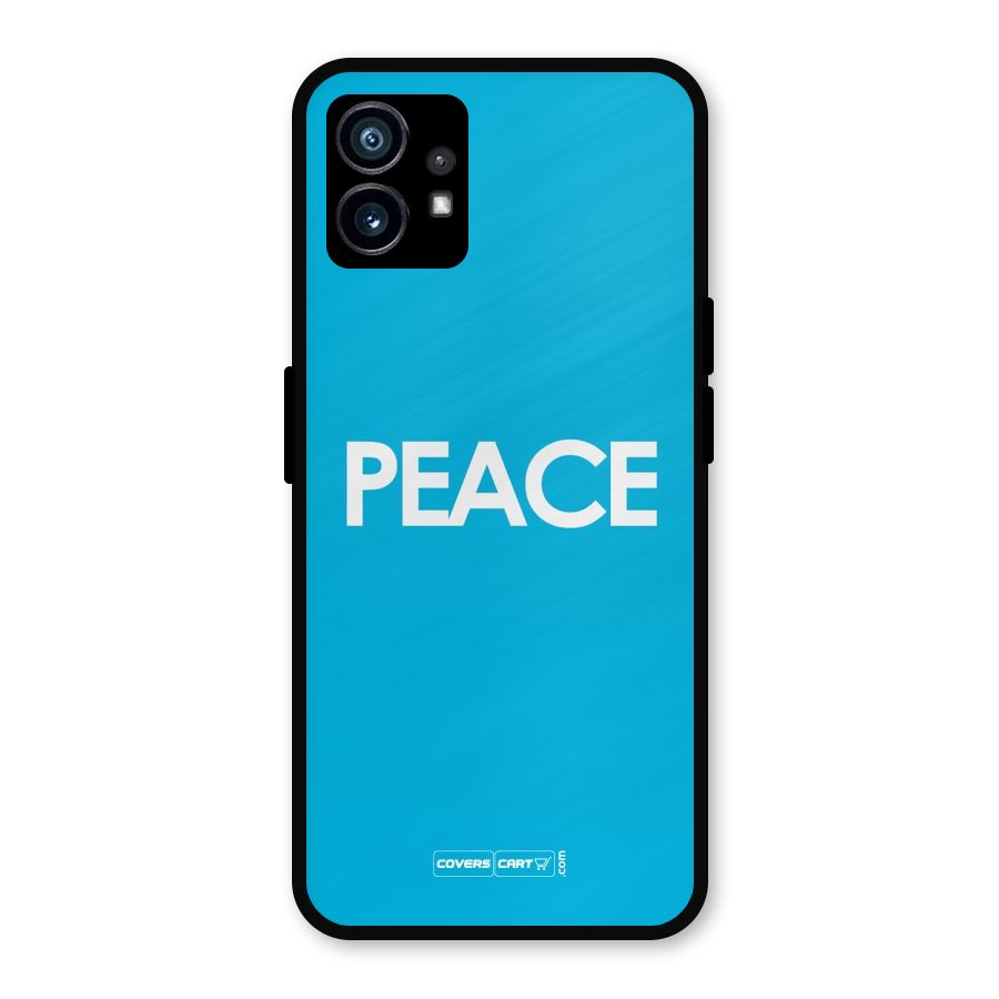 Peace Metal Back Case for Nothing Phone 1