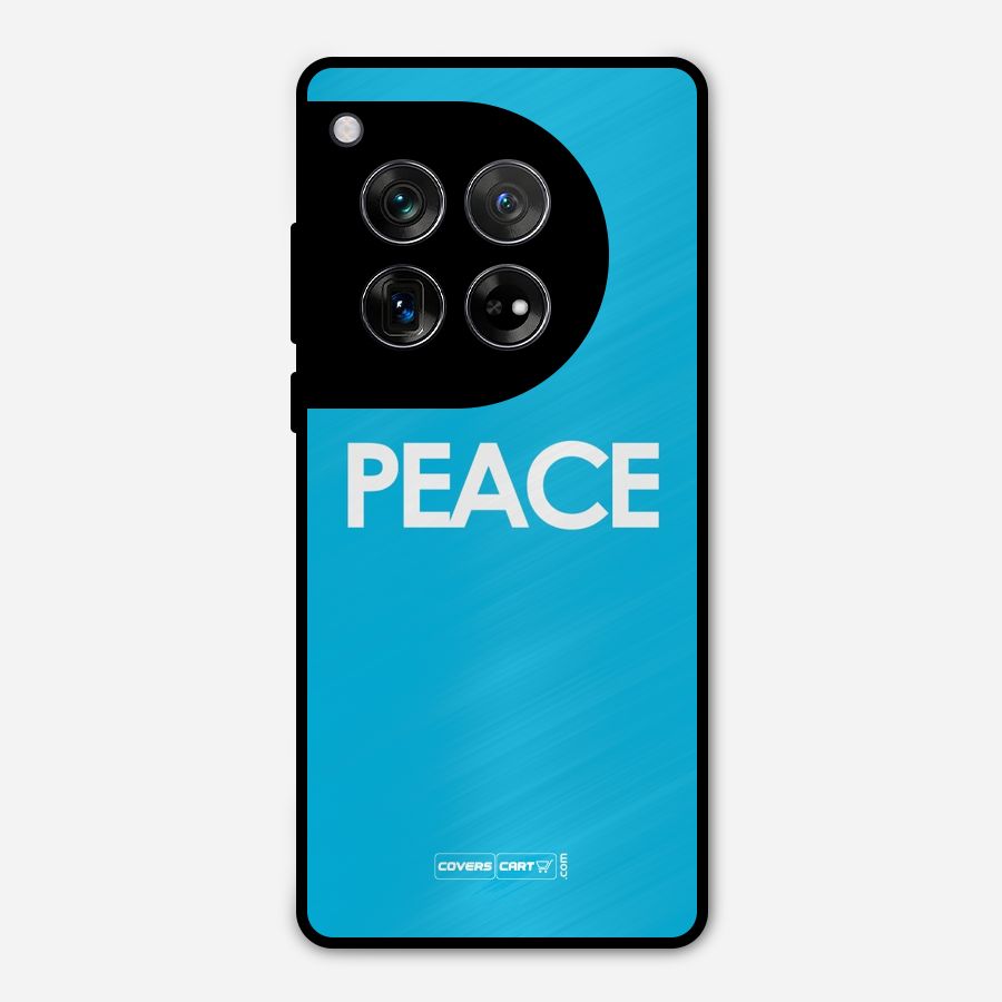Peace Metal Back Case for OnePlus 12