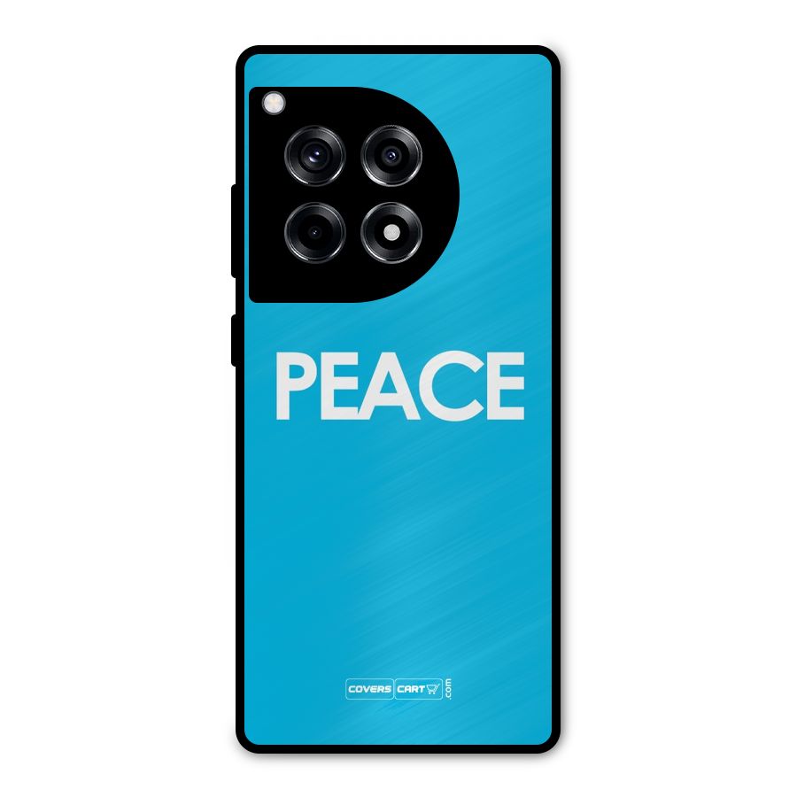 Peace Metal Back Case for OnePlus 12R