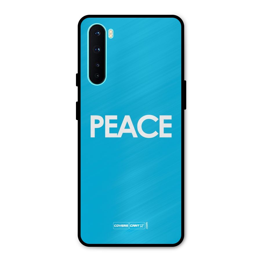 Peace Metal Back Case for OnePlus Nord
