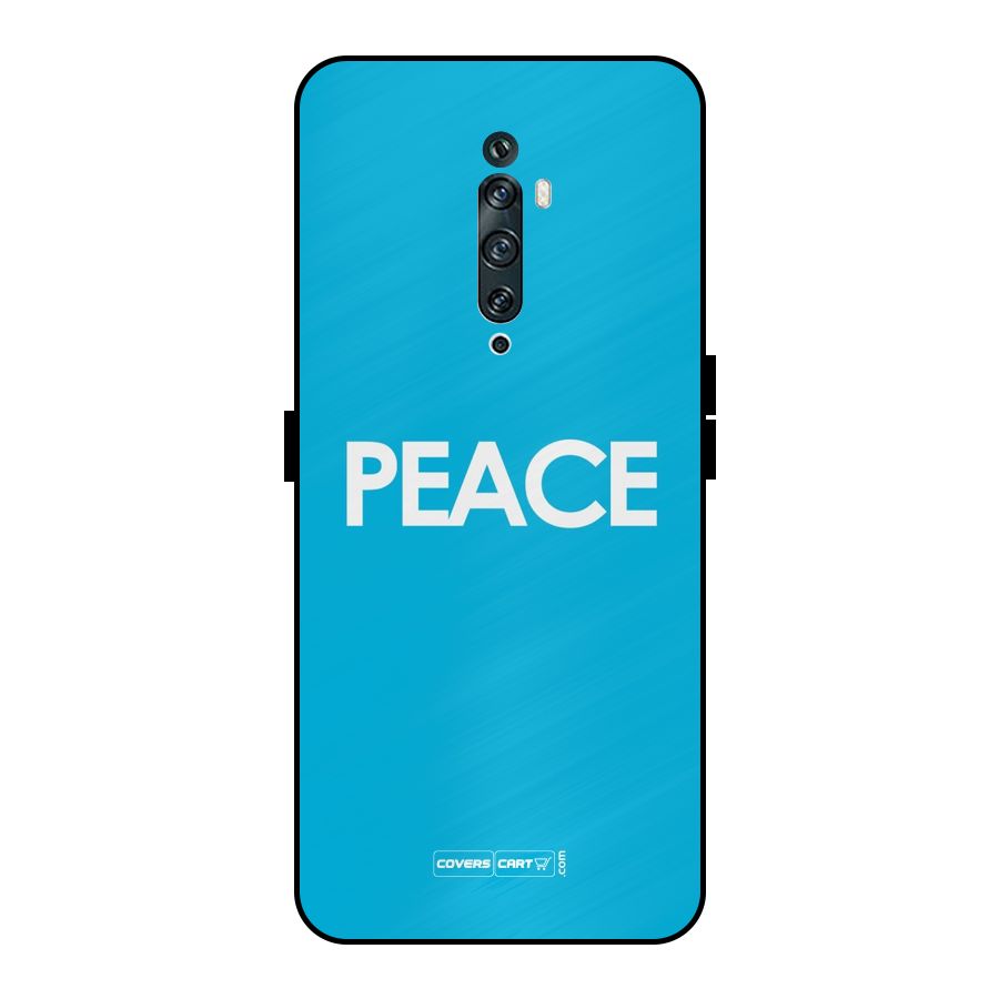 Peace Metal Back Case for Oppo Reno2 F