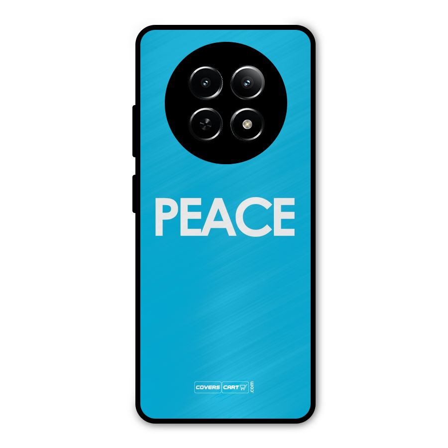 Peace Metal Back Case for Realme 12 5G