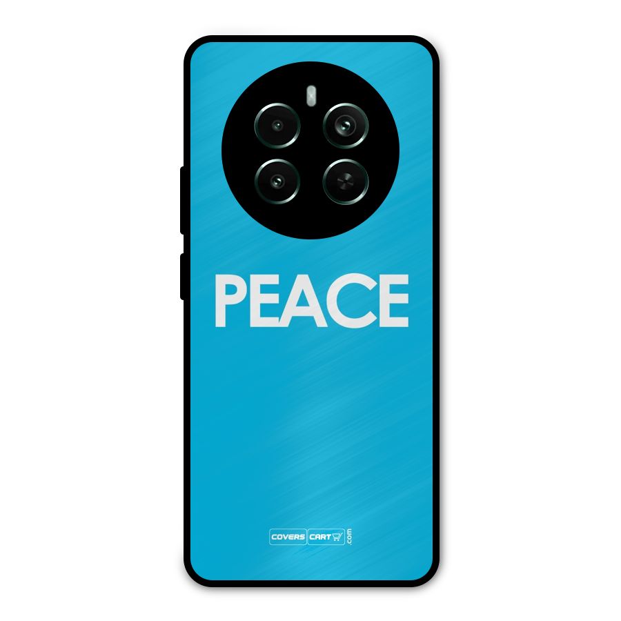 Peace Metal Back Case for Realme 12 Pro Plus