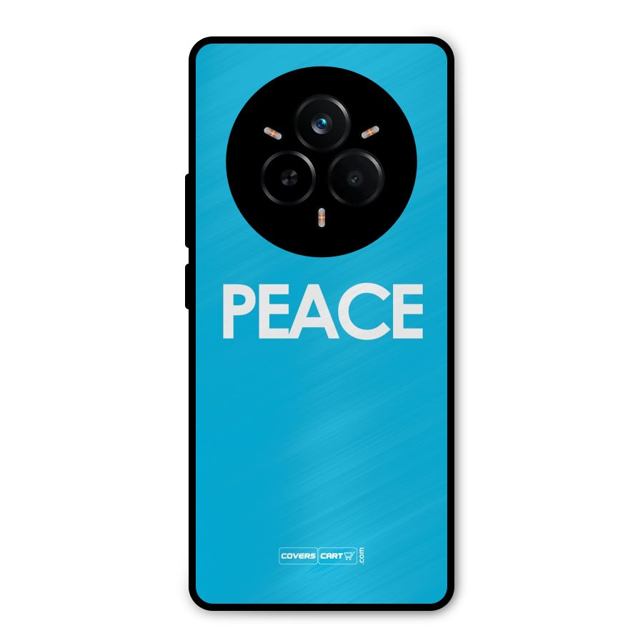Peace Metal Back Case for Realme 14 Pro Plus