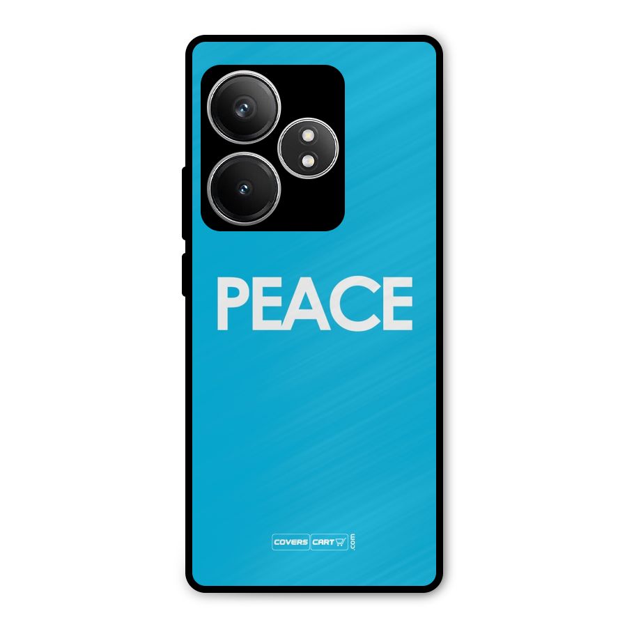 Peace Metal Back Case for Realme GT 6T