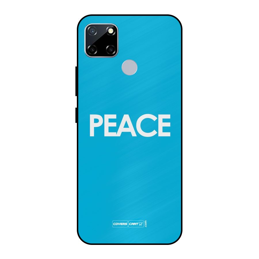 Peace Metal Back Case for Realme Narzo 20