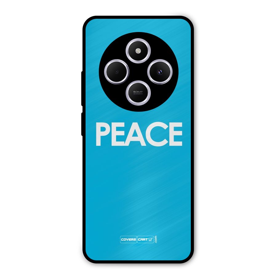 Peace Metal Back Case for Redmi A4
