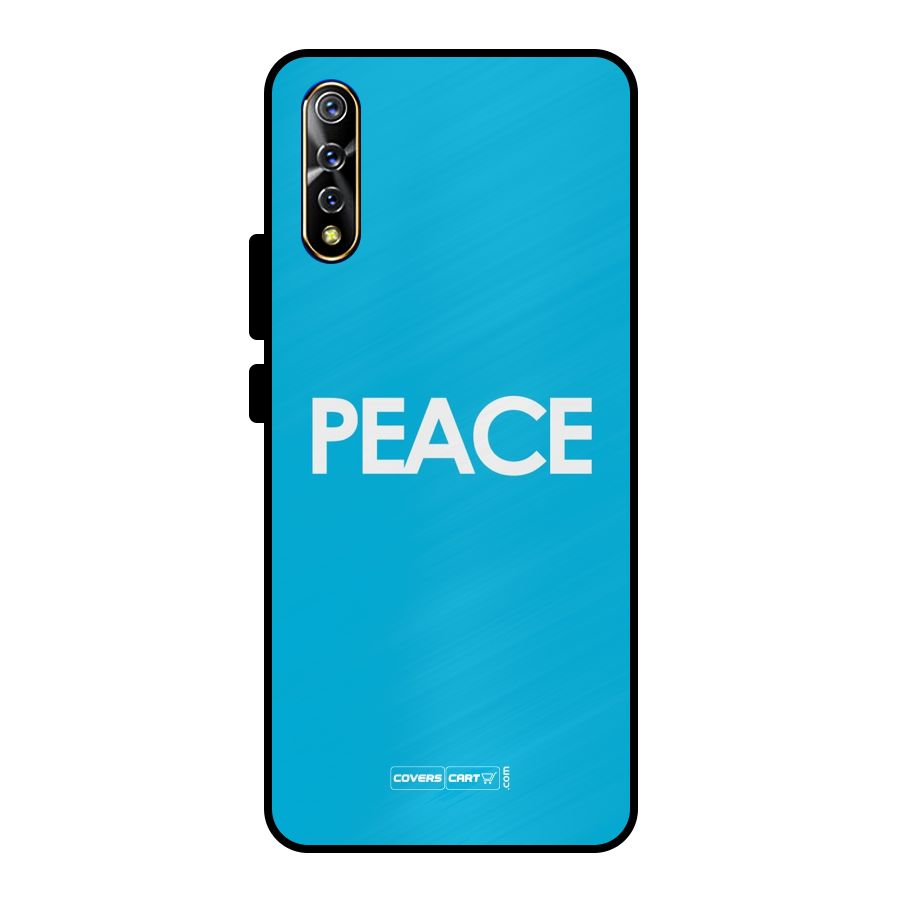 Peace Metal Back Case for Vivo S1