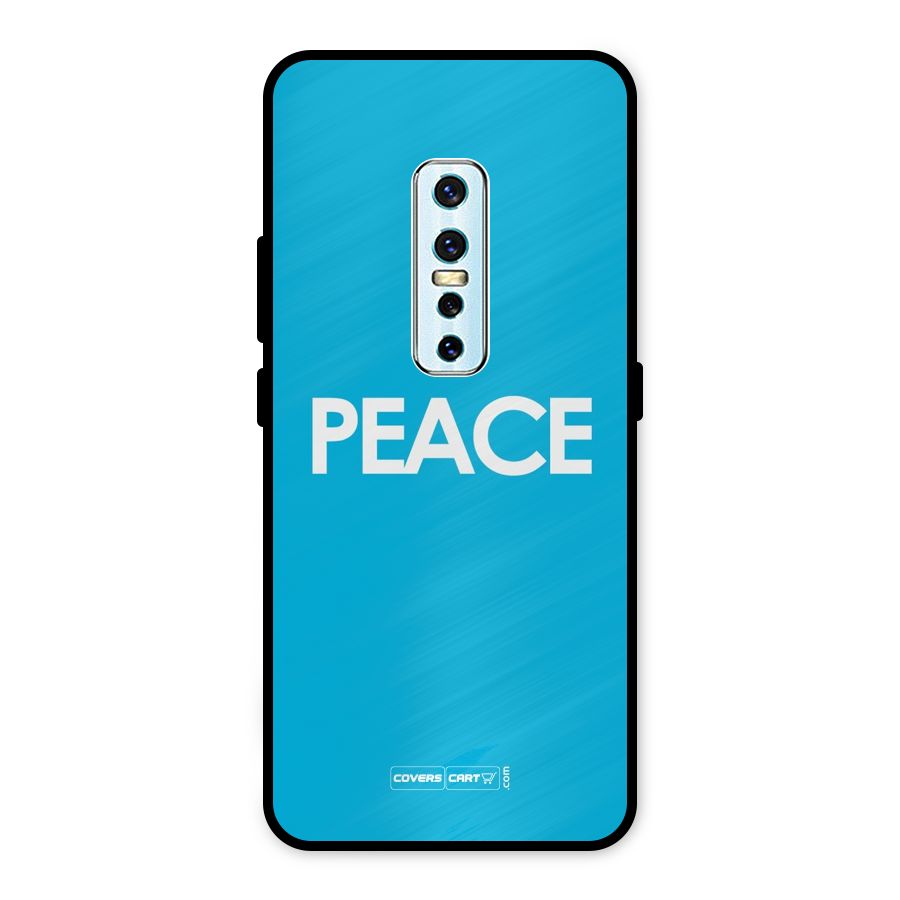 Peace Metal Back Case for Vivo V17 Pro
