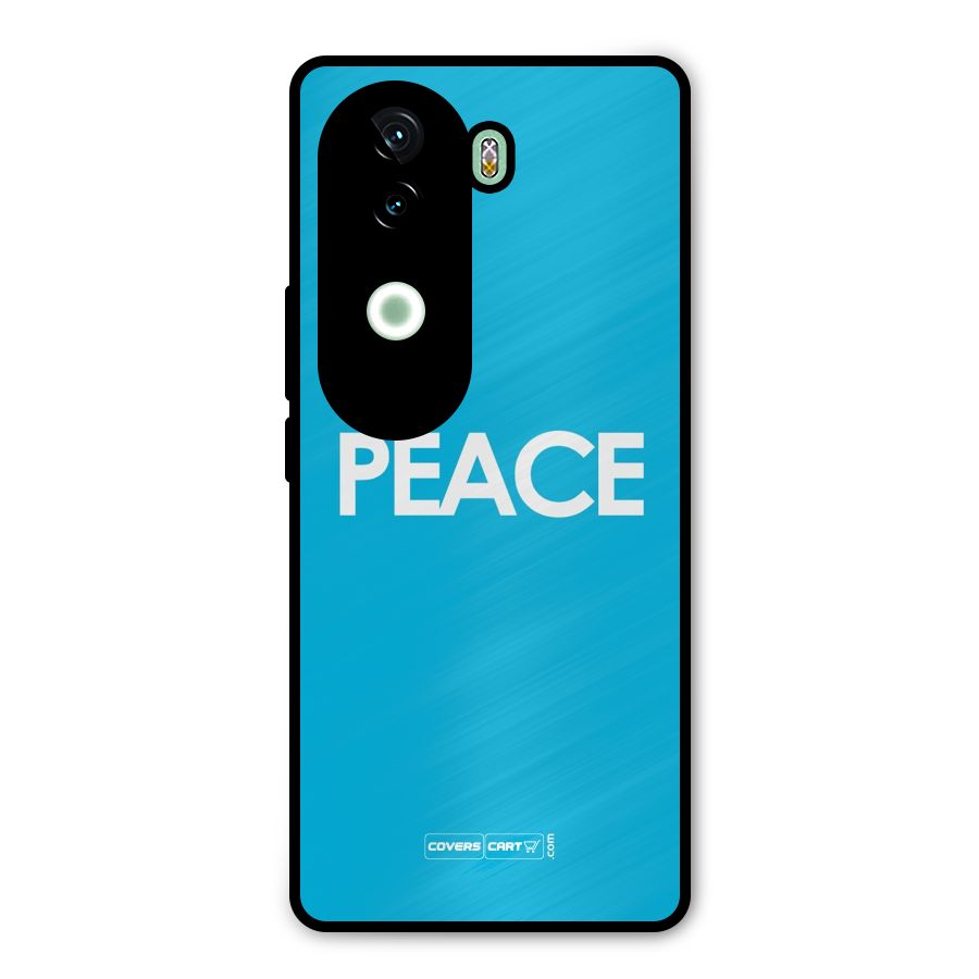 Peace Metal Back Case for Vivo V40e
