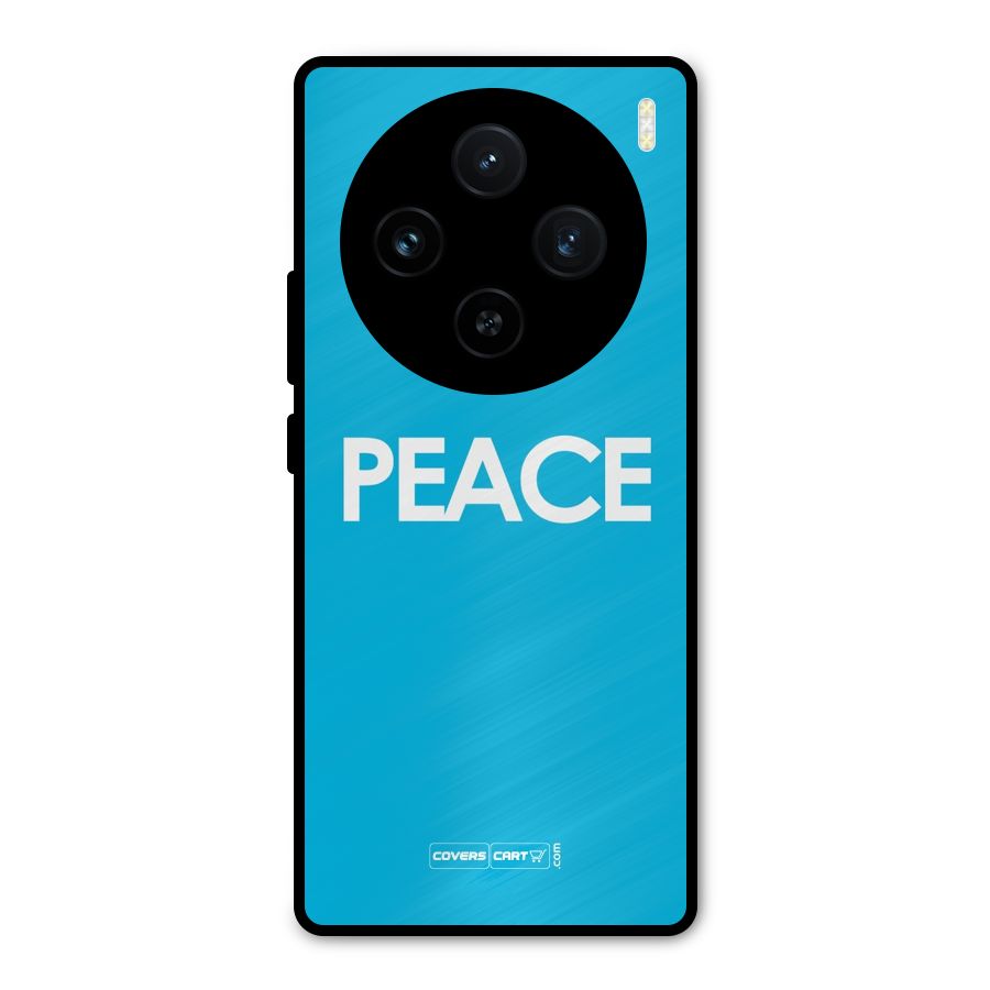 Peace Metal Back Case for Vivo X100