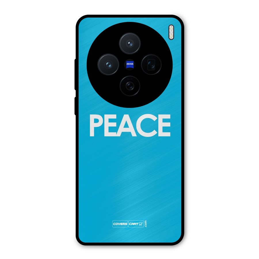 Peace Metal Back Case for Vivo X200