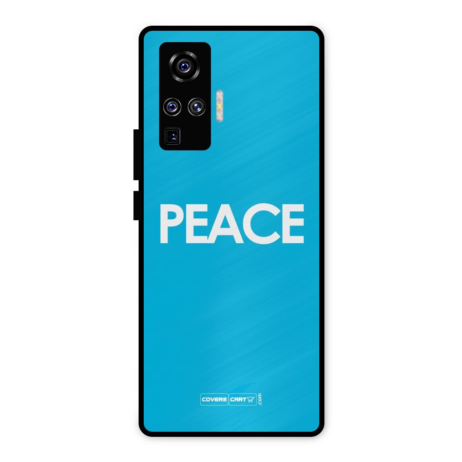 Peace Metal Back Case for Vivo X50 Pro