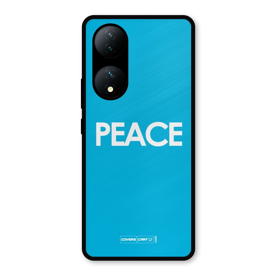 Peace Metal Back Case for Vivo Y100a