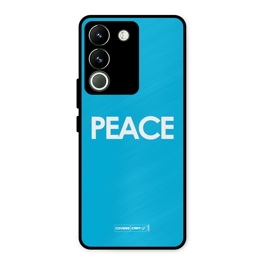Peace Metal Back Case for Vivo Y200