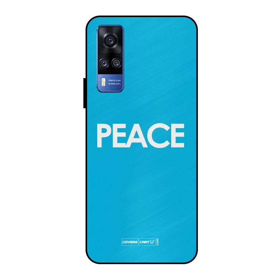 Peace Metal Back Case for Vivo Y51