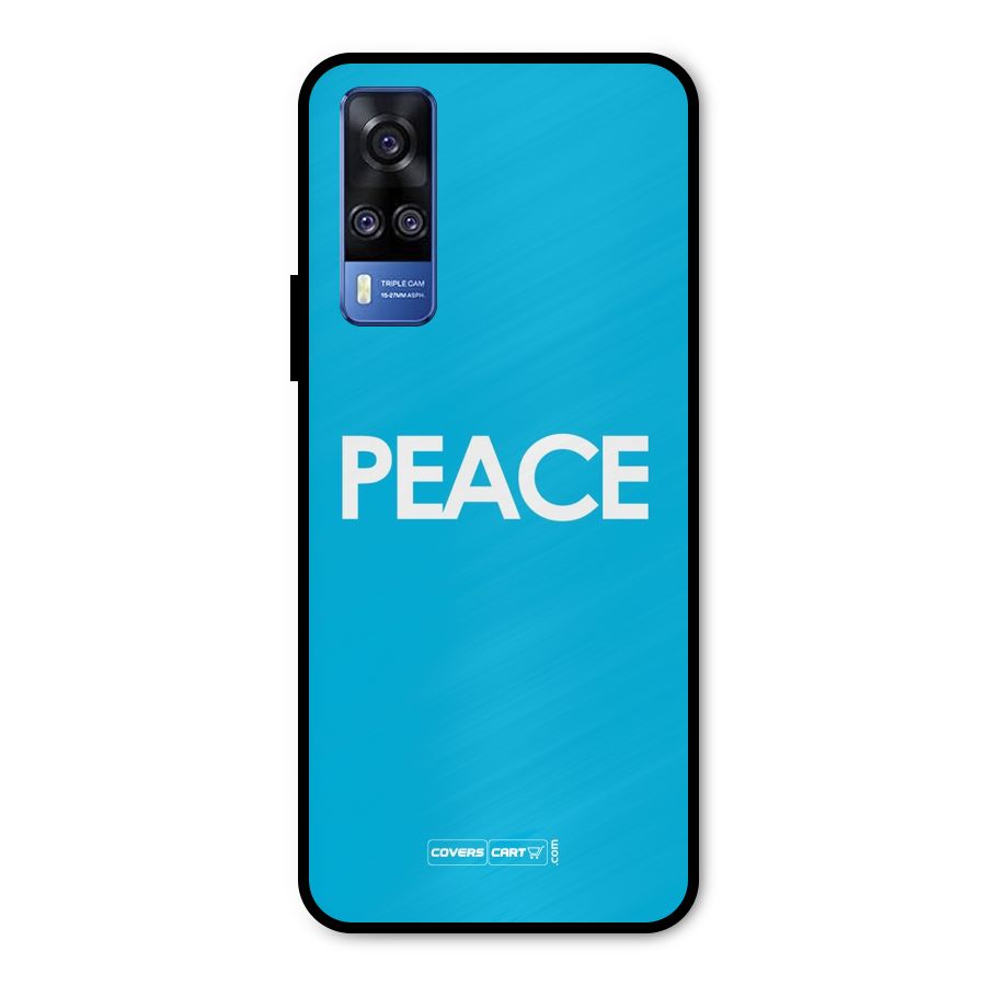 Peace Metal Back Case for Vivo Y51A