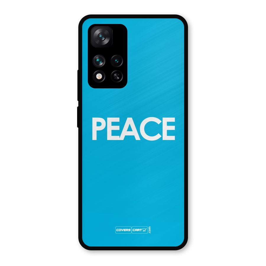 Peace Metal Back Case for Xiaomi 11i Hypercharge 5G