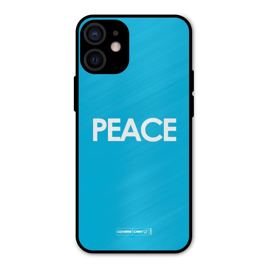 Peace Metal Back Case for iPhone 12 Mini